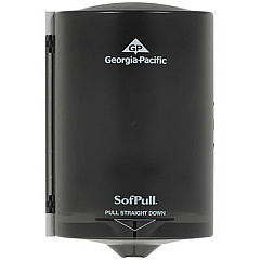 Georgia Pacific Professional Junior C-Pull Towel Dispenser, 7.13 x 6.69 x 10.75, Translucent Smoke (58008)