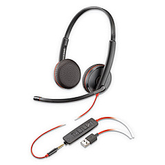 poly Blackwire 3225, Binaural, Over the head Headset (C3225)