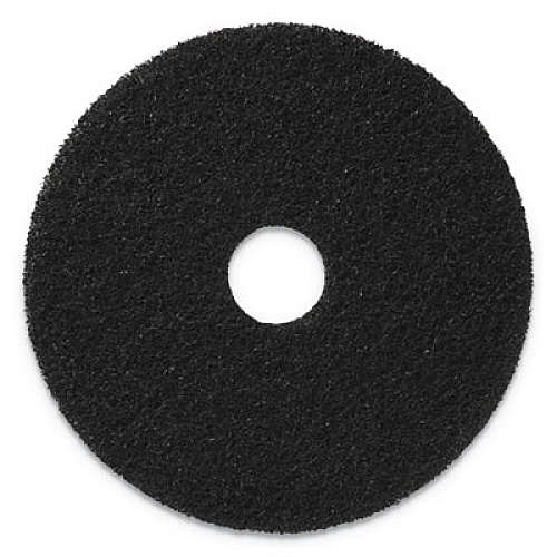 Americo Stripping Pads, 17" Diameter, Black, 5/Carton (400117)