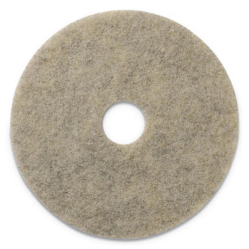 Americo Porko Plus Burnishing Pads, 20" Diameter, Brown, 5/Carton (401820)