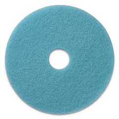 Americo Luster Lite Burnishing Pads, 20" Diameter, Sky Blue, 5/Carton (402120)