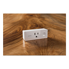 WEMO Mini Smart Plug, 2.4" x 3.8" x 1.4", 120 V (F7C063)
