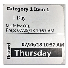Seiko SLPFPL Food Prep Label