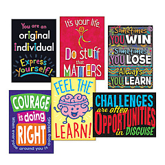 TREND ARGUS Poster Combo Pack, "Life Lessons", 13.38 x 19 (TA67937)