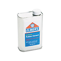 Elmer's Rubber Cement, 32 oz, Dries Clear (233)