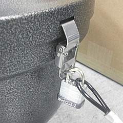 Ex-Cell Smokers' Oasis Lock Kit, 48in Plastic-Coated Steel Cable w/Lock/Key (SRSLCKKIT)