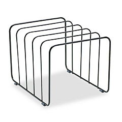Fellowes Wire Vertical File, 5 Sections, Letter to Legal Size Files, 10.25" x 8" x 7.44", Black (72351)