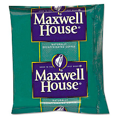 Maxwell House Coffee, Original Roast Decaf, 1.1 oz Pack, 42/Carton (390390)