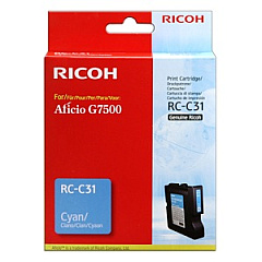 Ricoh 405505 Cyan Print Cartridge