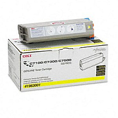 Okidata 41963001 Yellow Toner Cartridge