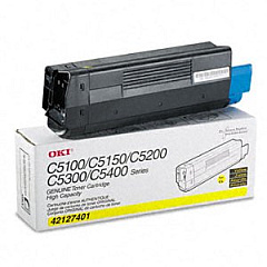 Okidata 42127401 Yellow Toner Cartridge