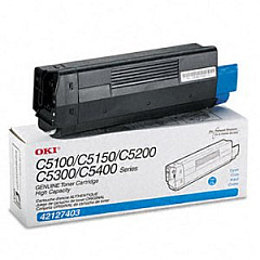 Okidata 42127403 Cyan Toner Cartridge