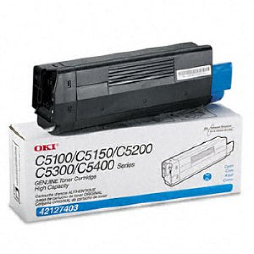 Okidata 42127403 Cyan Toner Cartridge