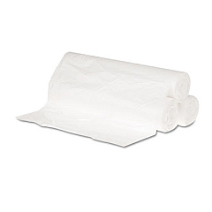 GEN High Density Can Liners, 10 gal, 6 microns, 24" x 23", Natural, 1,000/Carton (GEN242306)