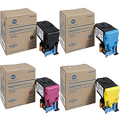 Konica Minolta 4750 Toner Cartridge Set Konica Minolta 4750 Toner Cartridge Set