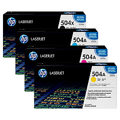HP 504X Toner Cartridge Set