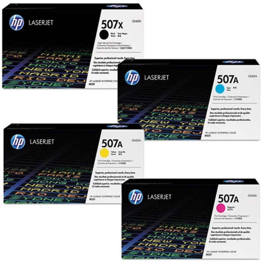 HP 507 Toner Cartridge Set | BlueDogInk.com