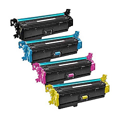 Innovera Remanufactured Toner Cartridge Set, Replacement For 508X (CF360X, CF361X, CF362X, CF363X) Innovera Remanufactured Toner Cartridge Set, Replacement For 508X (CF360X, CF361X, CF362X, CF363X)