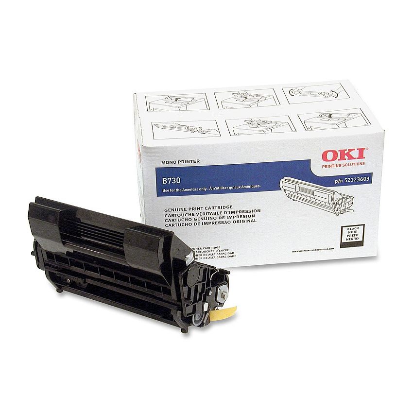 Okidata 52123603 Black Toner Cartridge