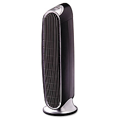 Honeywell QuietClean Tower Air Purifier, 186 sq ft Room Capacity, Black/Silver (HFD120QV1)