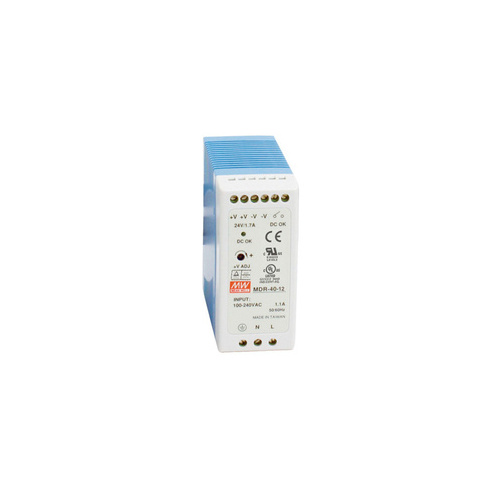 Black Box Din Rail Industrial Power Supply - 40w, 12vdc, Non-returnable/non-cancelable (MDR-40-12)