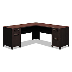Bush Enterprise Collection L-Desk Pedestal, 70.13" x 70.13" x 29.75", Mocha Cherry, (Box 1 of 2) (2910MCA103)
