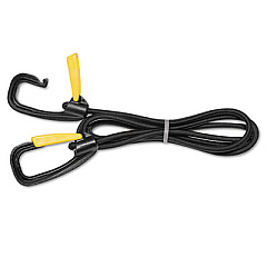 Kantek Bungee Cord w/Locking Clasp, Black, 72" (LGLC10)