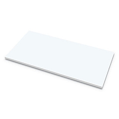 Fellowes Levado Laminate Table Top, 72" x 30" x , White (9649301)