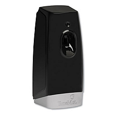 TimeMist Micro Metered Air Freshener Dispenser, 3.38" x 3" x 7.5", Black, 6/Carton (1047825)