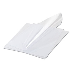 Mead Clear Presentation Covers, Clear, 11 x 8.5, Unpunched, 125/Box (4000125)