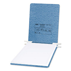 ACCO PRESSTEX Covers with Storage Hooks, 2 Posts, 6" Capacity, 11 x 14.88, Light Blue (54272)