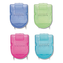 Advantus Wall Clips for Fabric Panels, 40 Sheets, Assorted Cool Colors, 4/Pack (75306)