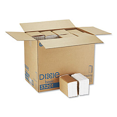 Georgia Pacific Professional Tall Fold Dispenser Napkins, 1-Ply, 7 x 13 1/2, White, 10000/Carton (33201)