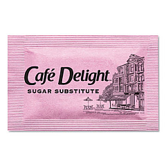 Cafe Delight Pink Sweetener Packets, 0.08 g Packet, 2000 Packets/Box (45248)