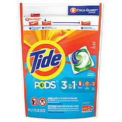 Tide Pods, Laundry Detergent, Clean Breeze, 35/Pack (93126EA)