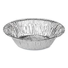 Durable Packaging Aluminum Pie Pans, Tart, 5.7 oz, 5" Diameter x 1.25"h, Silver, 1,000/Carton (22001000)