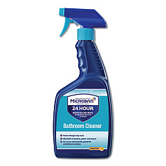 Microban 24-Hour Disinfectant Bathroom Cleaner, Citrus, 32 oz Spray Bottle (30120EA)