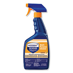 Microban 24-Hour Disinfectant Multipurpose Cleaner, Citrus, 32 oz Spray Bottle, 6/Carton (30110)