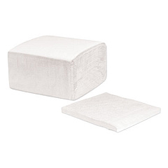Cascades PRO Select Dinner Napkins, 1-Ply, 15 x 17, White, 4,000/Carton (N030)