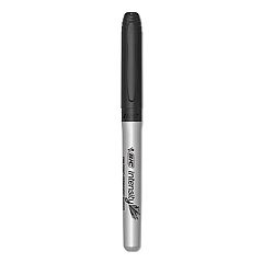 BIC Intensity Fine Tip Permanent Marker Xtra Value Pack, Fine Bullet Tip, Black, 200/Carton (GPM200BK)