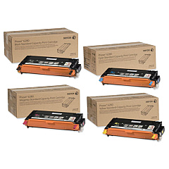 Xerox 6280 Toner Cartridge Set