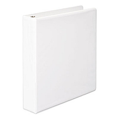 Wilson Jones Heavy-Duty D-Ring View Binder with Extra-Durable Hinge, 3 Rings, 1.5" Capacity, 11 x 8.5, White (38534W)