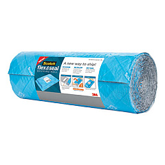 Scotch Flex and Seal Shipping Roll, 15" x 10 ft, Blue/Gray (FS1510)