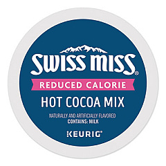 Swiss Miss Milk Chocolate Reduced Calorie Hot Cocoa K-Cups, 22/Box (8525)