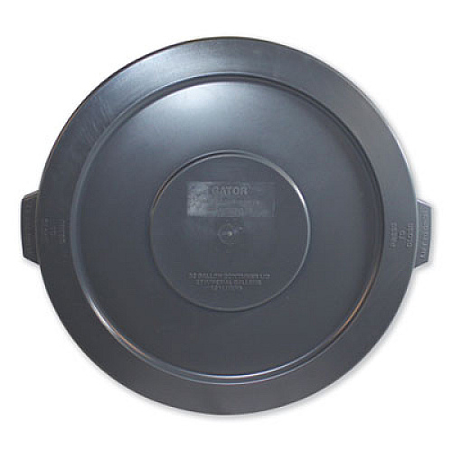 Impact Advanced Gator Lids, for 32 gal Gator Containers, Flat-Top, 22" Diameter, Gray (77333)