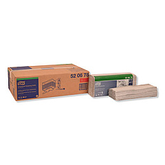 Tork Industrial Cleaning Cloths, 1-Ply, 14 x 16.9, Gray, 120/Pack, 5/Carton (520678)