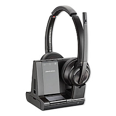 poly Savi W8220 Binaural Over-the-Head Headset
