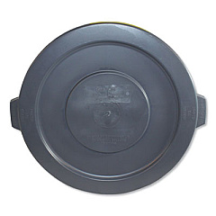 Impact Basic Gator Lids, for 20 gal, Flat-Top, 19.65" diameter, Gray (77213)