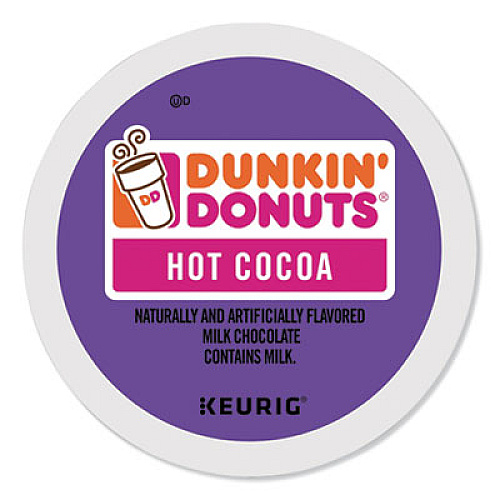 Dunkin Donuts Milk Chocolate Hot Cocoa K-Cup Pods, 24/Box (7721)