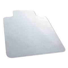 HON Carpet Surface Chair Mat, Lip, 36" x 48", Clear (CM3648LS)